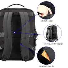 Load image into Gallery viewer, Anti Theft Enlarged Travel Backpack Multifunction USB Charging 15.6 Inch Laptop
