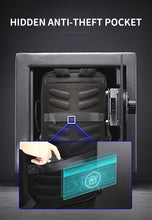 Cargar imagen en el visor de la galería, Anti Theft Enlarged Travel Backpack Multifunction USB Charging 15.6 Inch Laptop
